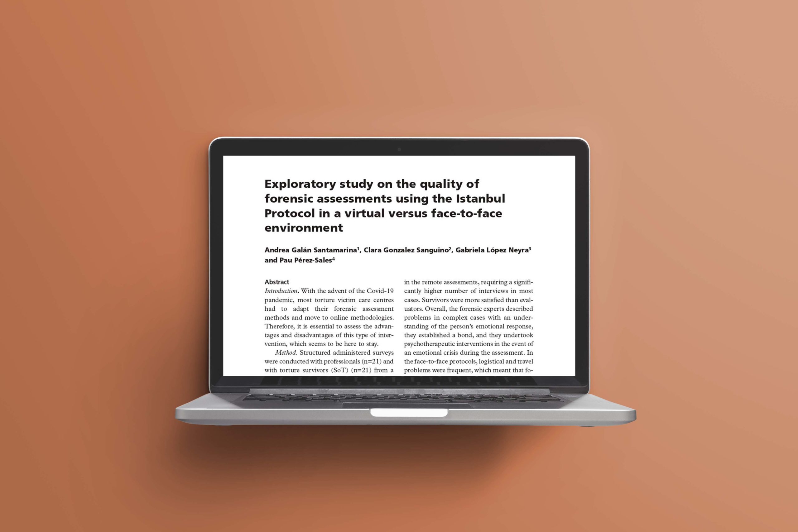 Exploratory study on the quality of forensic assessments using the Istanbul Protocol in a virtual versus face-to-face environment