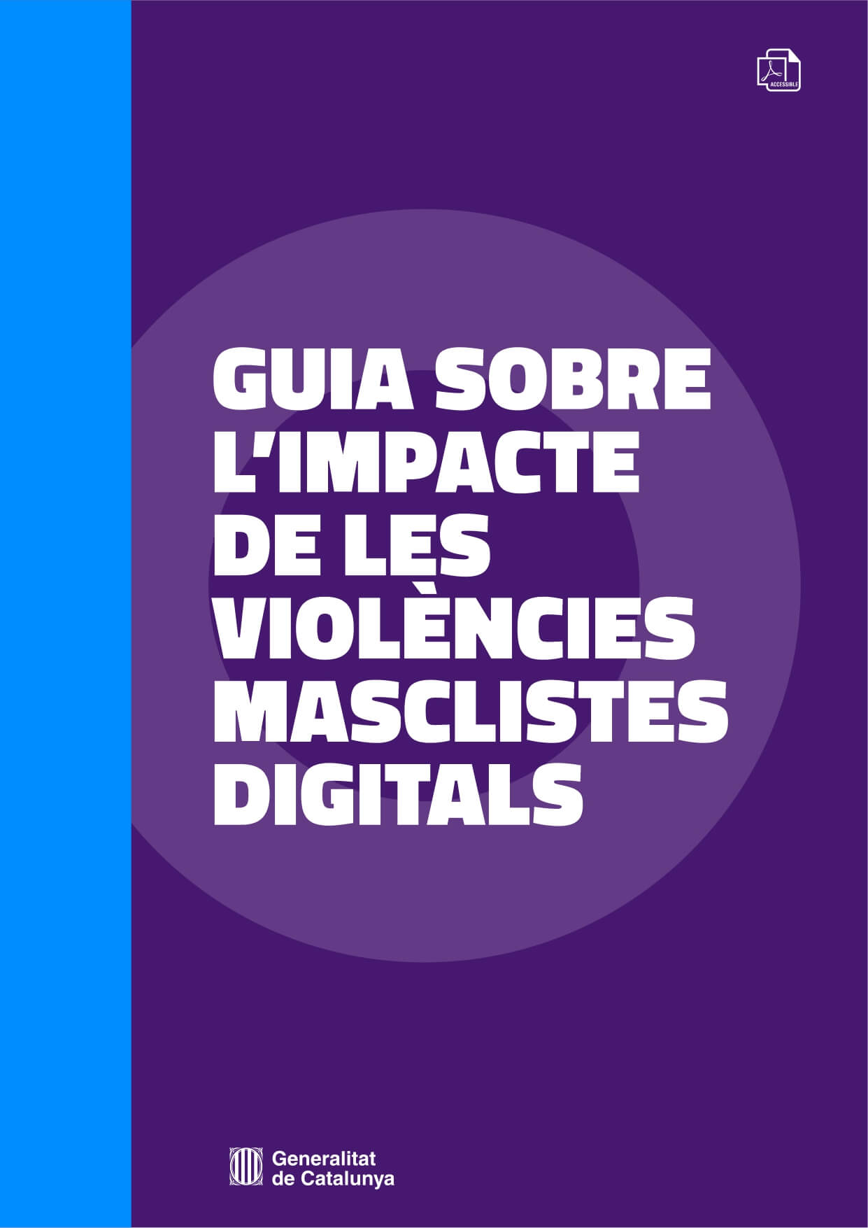 Portada de la guia sobre l’impacte de les violències masclistes digitals.